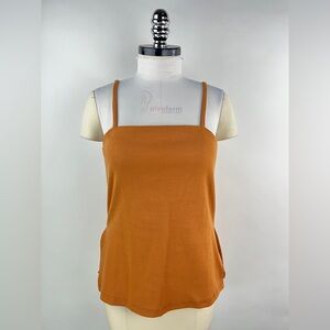 💚 3060. Ribbed Brown Cami